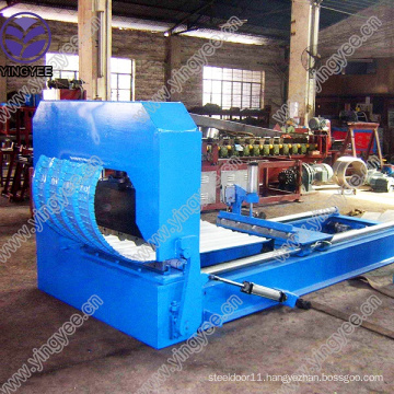 Curved roof panel roll forming machine auto crimping curved roof machine